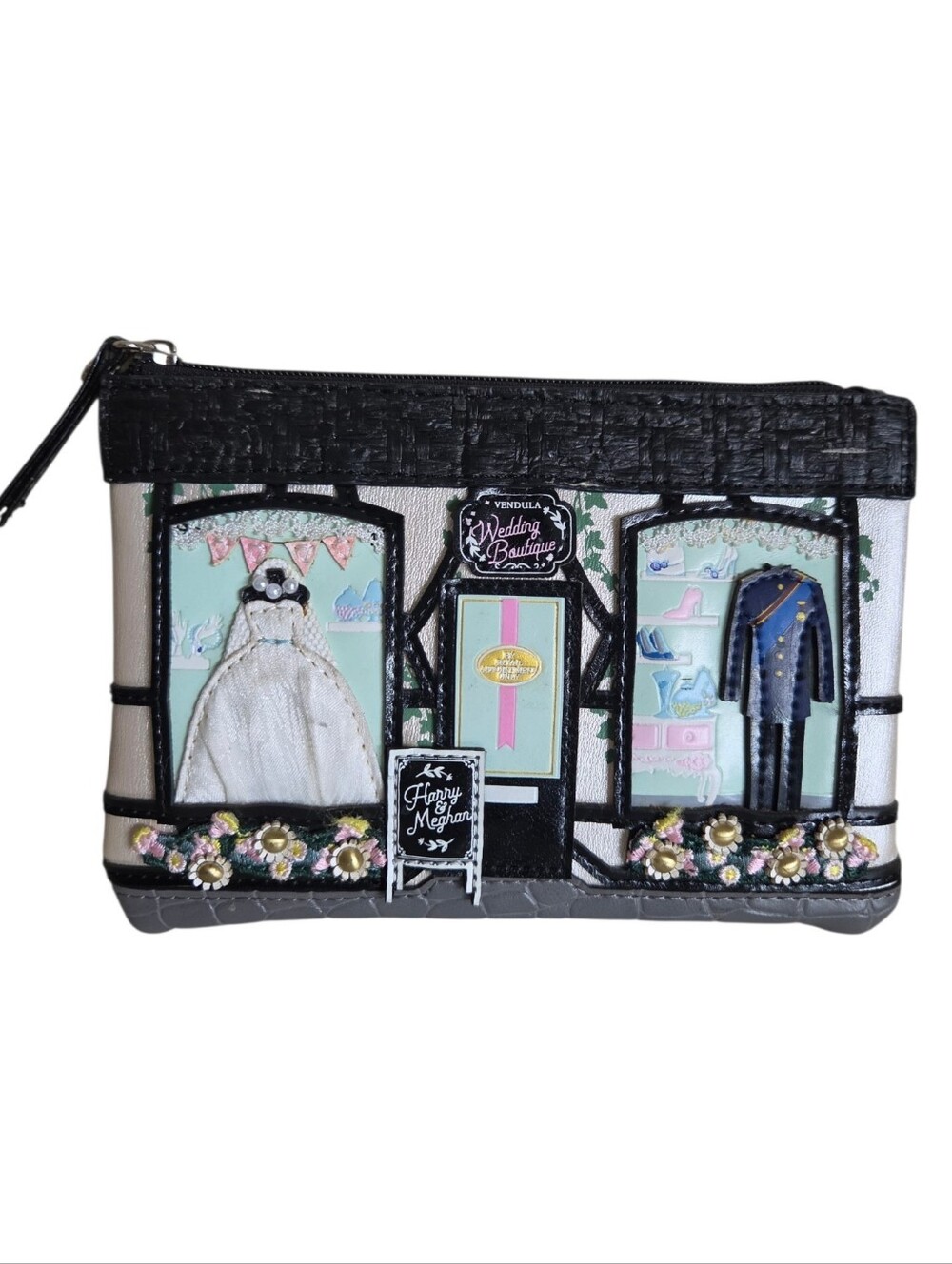 LIMITED EDITION vendula london royal wedding boutique zip wallet harry & meghan